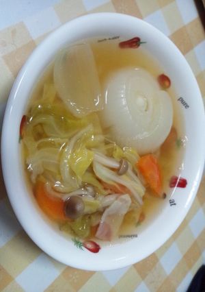 まるごと新たまのコンソメスープ-レシピのメイン写真