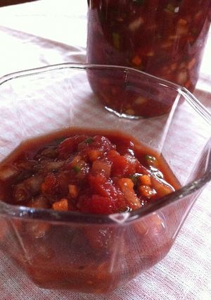 【菜食】食べるサルサソース-レシピのメイン写真