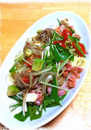 野菜たっぷり冷製さっぱりパスタ-レシピのメイン写真