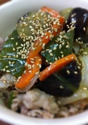 夏野菜！ナスとピーマンの甘味噌炒め-レシピのメイン写真