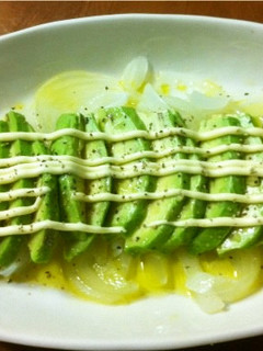 新玉ねぎとアボカドのカルパッチョ風-レシピのメイン写真