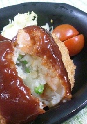 春色＆春味☆グリンピースコロッケ☆-レシピのメイン写真