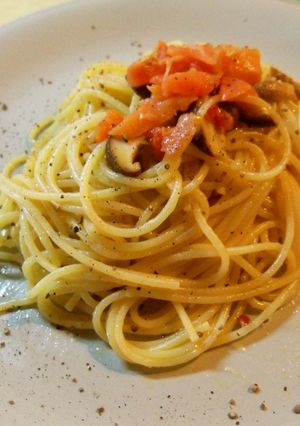 うちのオイル系パスタ-レシピのメイン写真