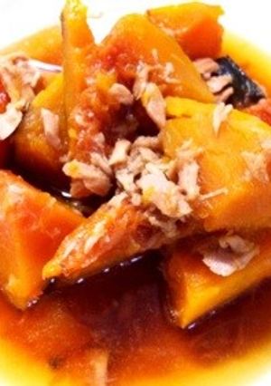 簡単おいしい☆ツナかぼちゃ煮-レシピのメイン写真