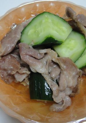 きゅうりとお肉のサラダ-レシピのメイン写真