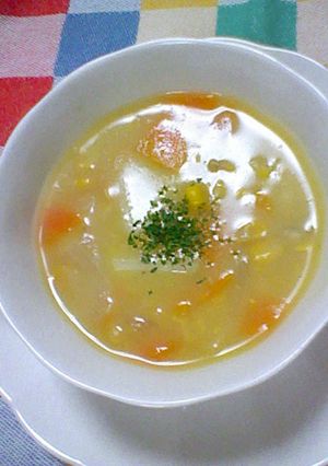 野菜たっぷり♪アレンジコーンスープ♪-レシピのメイン写真