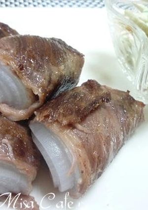 牛肉の新玉ねぎ巻-レシピのメイン写真