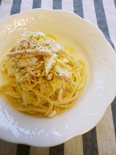 キャベツとささみのクリームパスタ✿-レシピのメイン写真