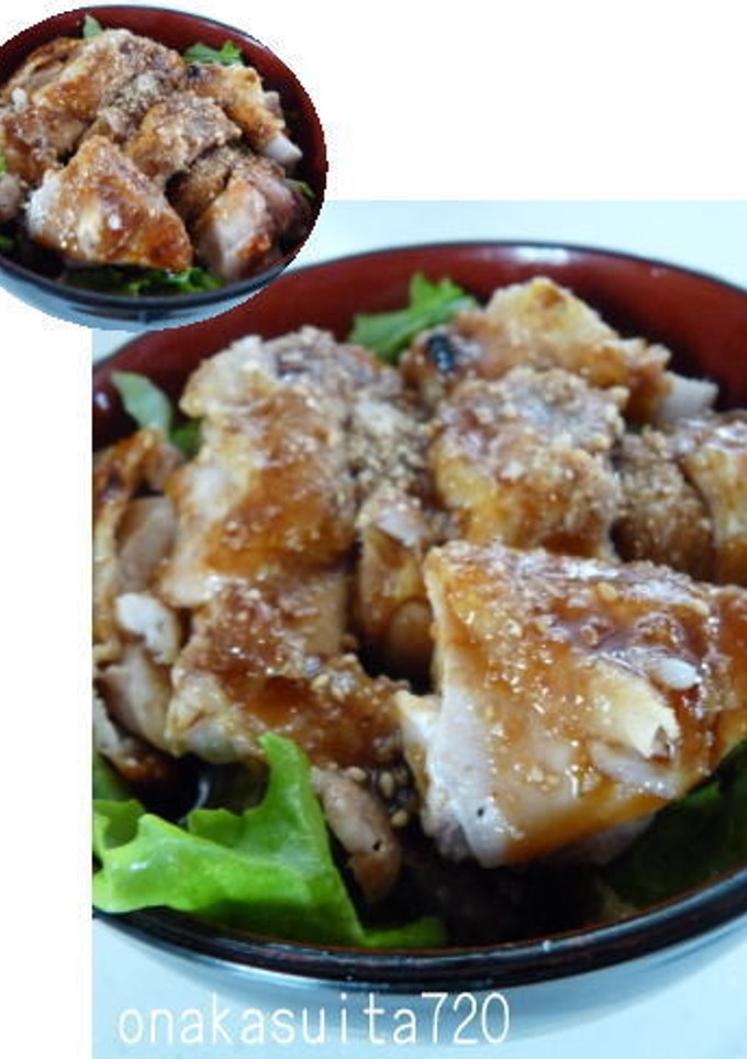 焼肉のたれでとり丼-レシピのメイン写真