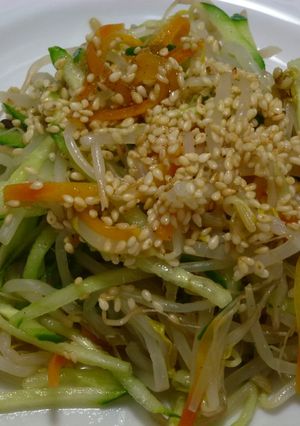 もやしときゅうりの温野菜サラダ-レシピのメイン写真