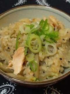 鮭とごぼうの炊き込みご飯-レシピのメイン写真