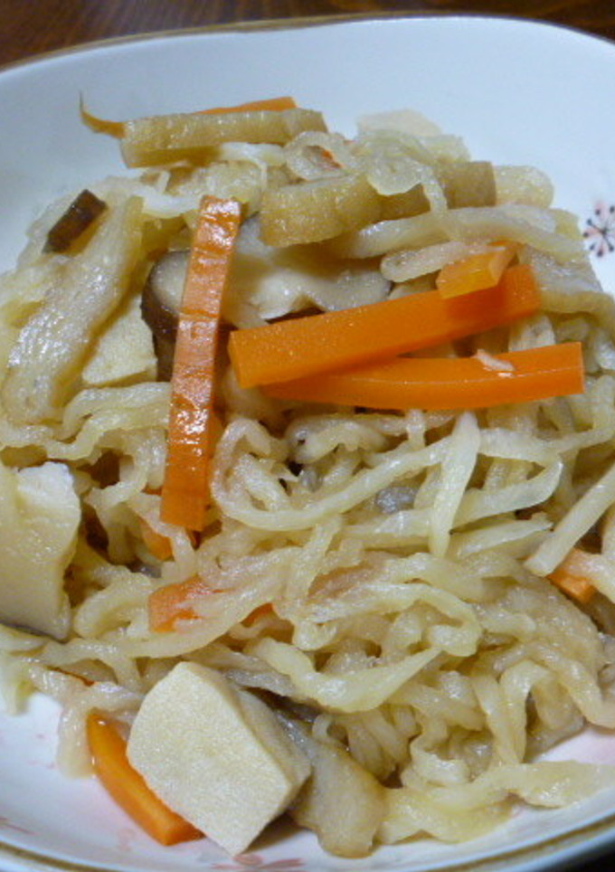 めんつゆで簡単☆切干大根の煮物-レシピのメイン写真