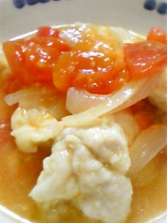 鶏胸肉の塩トマト煮-レシピのメイン写真