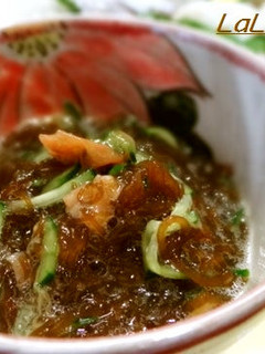 もずくときゅうりの梅風味酢の物-レシピのメイン写真