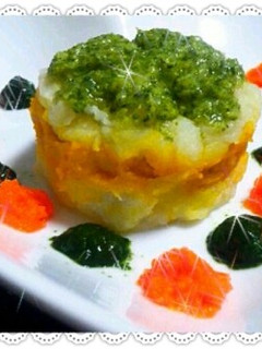 ☆離乳食でハーフバースデーケーキ☆-レシピのメイン写真