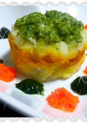 ☆離乳食でハーフバースデーケーキ☆-レシピのメイン写真