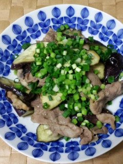 ナスと豚肉のお手軽レンジ蒸し-レシピのメイン写真