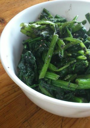 ほうれん草のごまあえ　基本-レシピのメイン写真