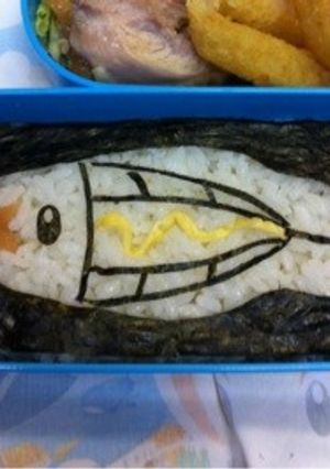 キャラ弁 シビシラス(ポケモン)-レシピのメイン写真