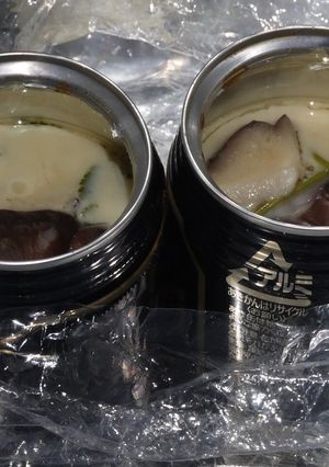 ソーラー空き缶茶碗蒸し-レシピのメイン写真