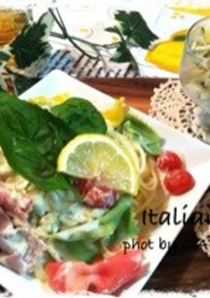 海老とアボガドのクリームパスタ♡-レシピのメイン写真