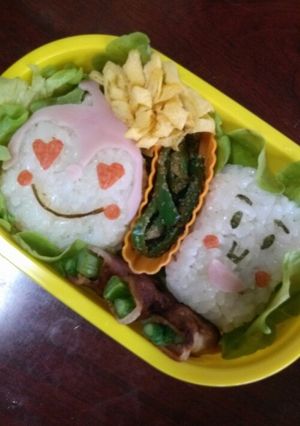 キャラ弁■ドキン&しょくぱんまん弁当-レシピのメイン写真