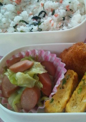 簡単お弁当☆天丼風味の卵焼き-レシピのメイン写真