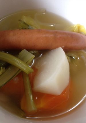 かぶまるごとのポトフ-レシピのメイン写真
