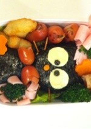 娘の小学校初めてのお弁当。-レシピのメイン写真