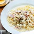 ほたて♡ベーコン♡きのこのパスタ♪