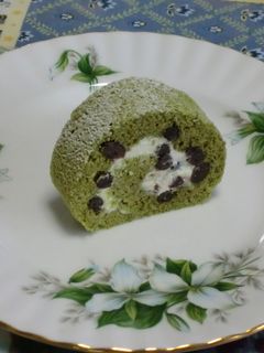 ふんわりかる~い抹茶ろーる-レシピのメイン写真