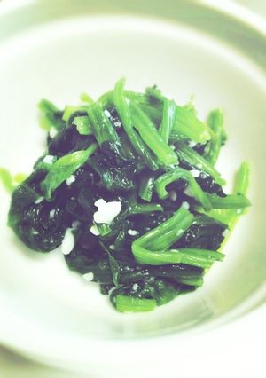 ほうれん草の塩麹ナムル-レシピのメイン写真