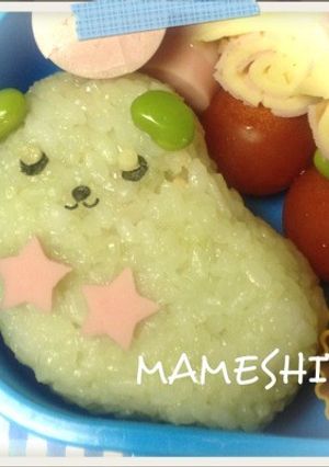 ☆キャラ弁　豆しば☆-レシピのメイン写真
