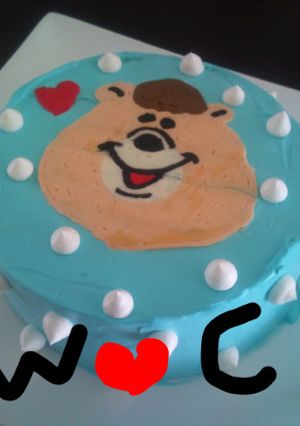簡単デコレーション★クマタンのケーキ★-レシピのメイン写真