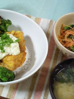 カフェ風チキン南蛮丼-レシピのメイン写真