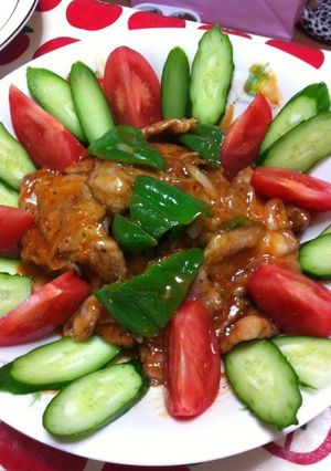 簡単♪豚肉のケチャップ煮♪-レシピのメイン写真