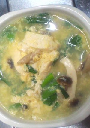 塩麹ふわふわ卵豆腐中華スープ-レシピのメイン写真