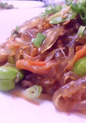 イカとそら豆のチャプチェ風♪-レシピのメイン写真