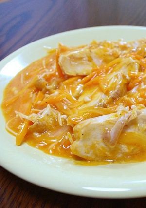 鶏胸肉のイタリアン野菜ジュースソース煮-レシピのメイン写真
