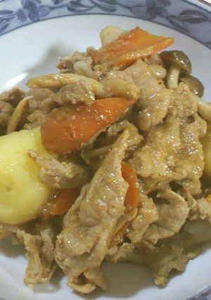 簡単!!焼肉たれ豚細切れ(^^)d-レシピのメイン写真
