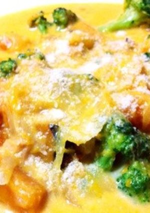節約リメイク☆かぼちゃの煮物でクリーム煮-レシピのメイン写真