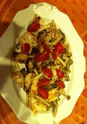 鳥のムネ肉ときのこのソテー-レシピのメイン写真