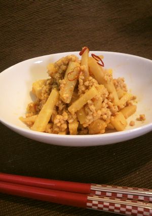 竹の子のピリ甘辛マーボ炒め☆豆板醤使用-レシピのメイン写真