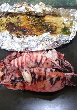 スルメイカの塩麹丸焼き-レシピのメイン写真