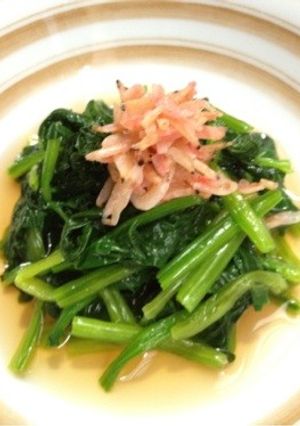 簡単☆ほうれん草と桜えびの煮浸し-レシピのメイン写真