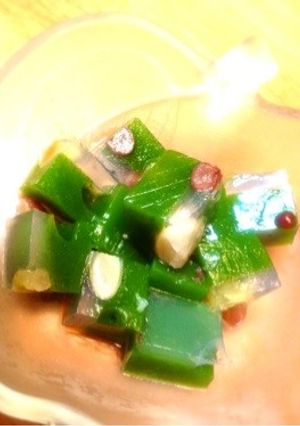 2層のさっぱりヘルシー☆お豆の寒天-レシピのメイン写真