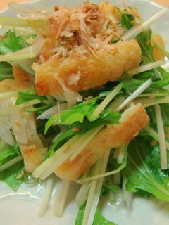 香ばしお揚げと水菜のさっぱりサラダ-レシピのメイン写真