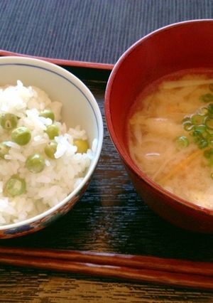 ほっこり♡豆ごはん-レシピのメイン写真