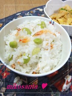 枝豆と桜エビの春色ごはん✿-レシピのメイン写真