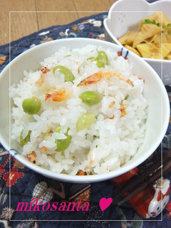 枝豆と桜エビの春色ごはん✿-レシピのメイン写真
